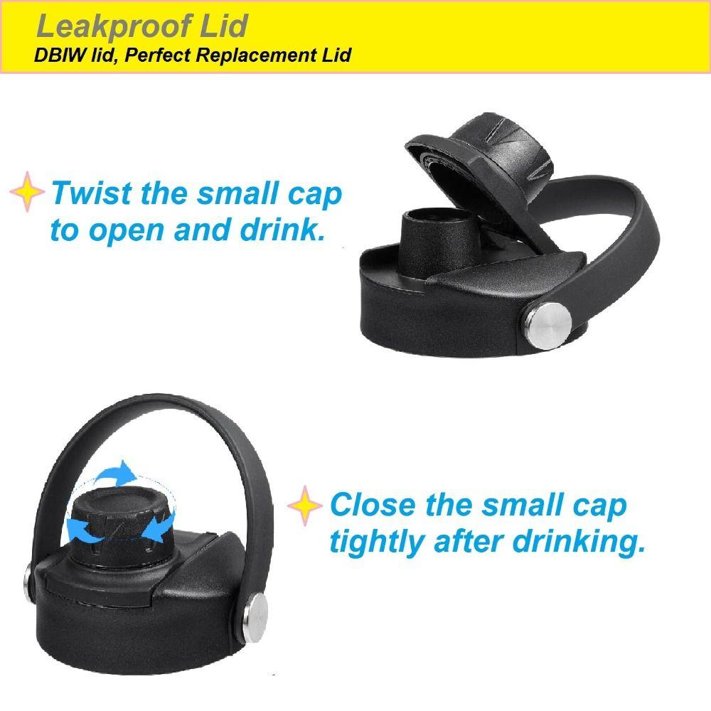 Passend für 32 OZ Ersatzdeckel Ausgussdesign Auslaufsicherer Oberteil-Ausgussdeckel Spritzwassergeschützt Weithals Weithalsdeckel Wasserflaschengebrauch