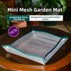 19.68/39.37in Plant Repotting Square Mat Waterproof Transplanting Mini Grid Cloth Bonsai Mud Transparent Garden Flower Mat