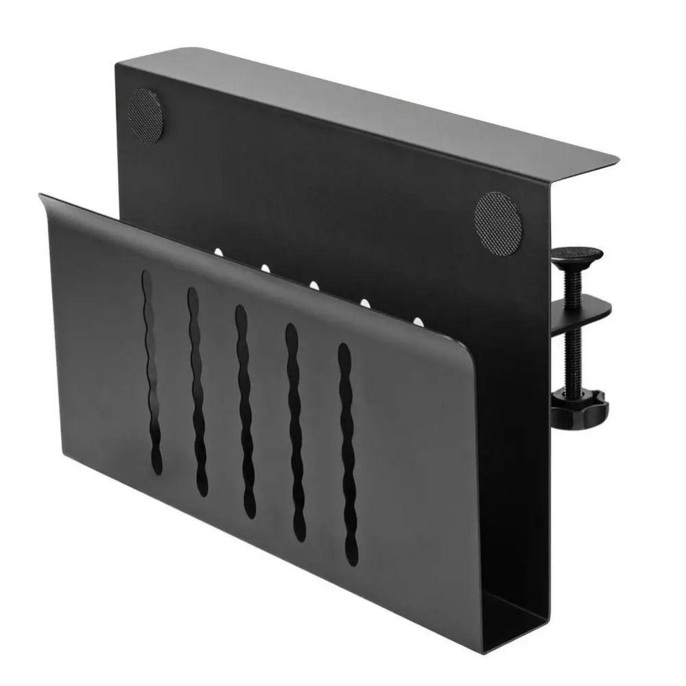 No Drill Under-desk Laptop Tray Desk Mount Clamp On Desk Shelf Hanging Desk Organizer  Home