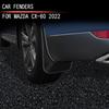 4pcs New Car Mud Flaps Splash Guards Fenders Suitable For Mazda CX60 2024 Black ABS Mudguards High Quality Exterior Accessories