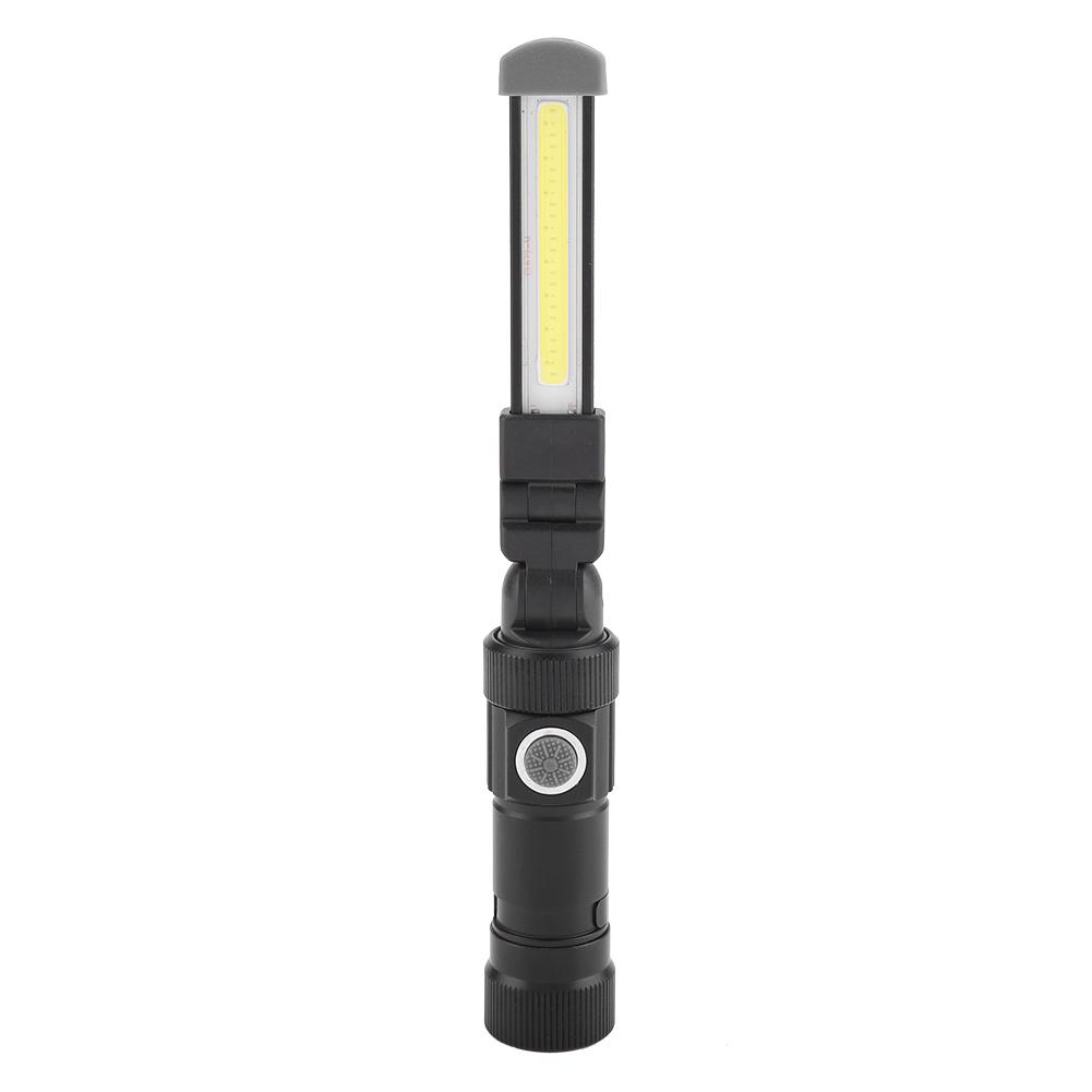 6W+1W USB Charging COB Emergency Lamp Portable LED Work Light with Magnetic Tail
