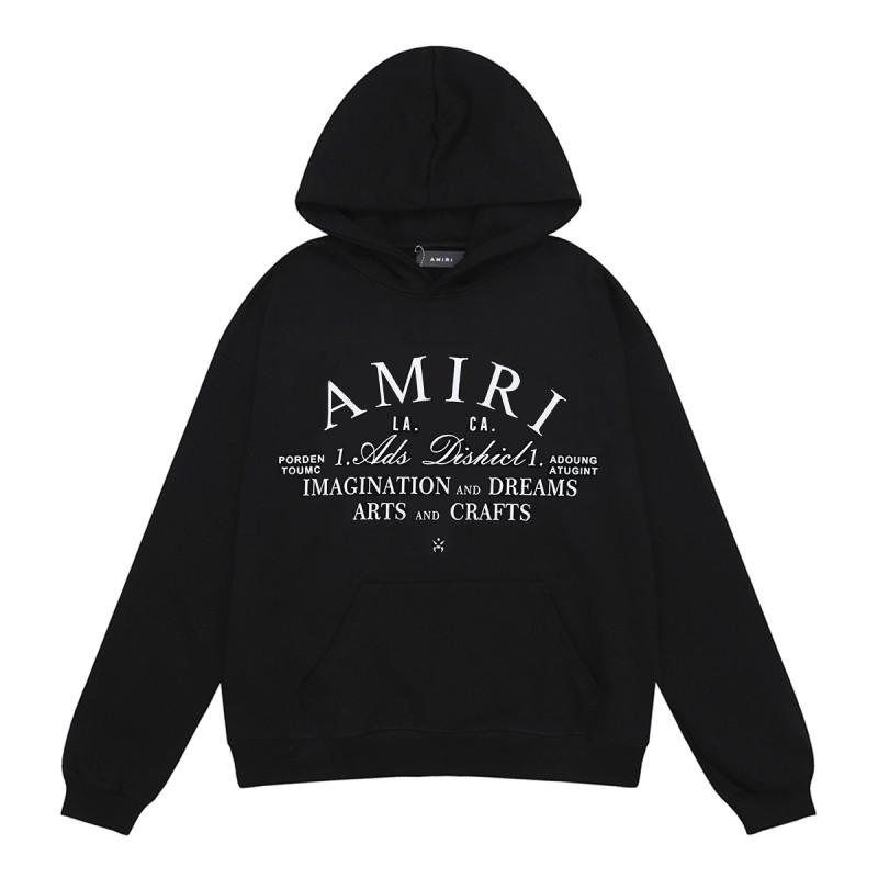 Amiri Leopard Farbverlauf Logo Engel Hoodie & Hose Set