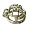 New BDSM Chastity Device Titanium Metal Men's Chastity Cage BDSM Harness Bondage Restraint Anti Pull Male Chaste Cock Lock
