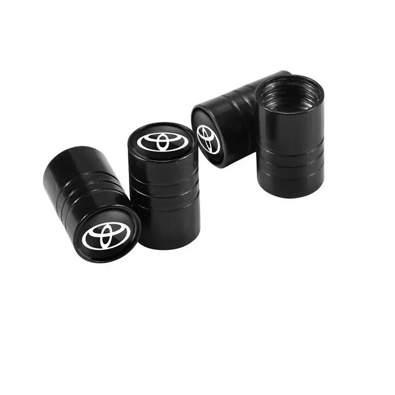 

4Pcs Car Tire Valve Caps Metal Styling Tyre Air Stems Cover For Toyota GR Gazoo Racing Supra Corolla Parts Sport 86 Yaris Grmn