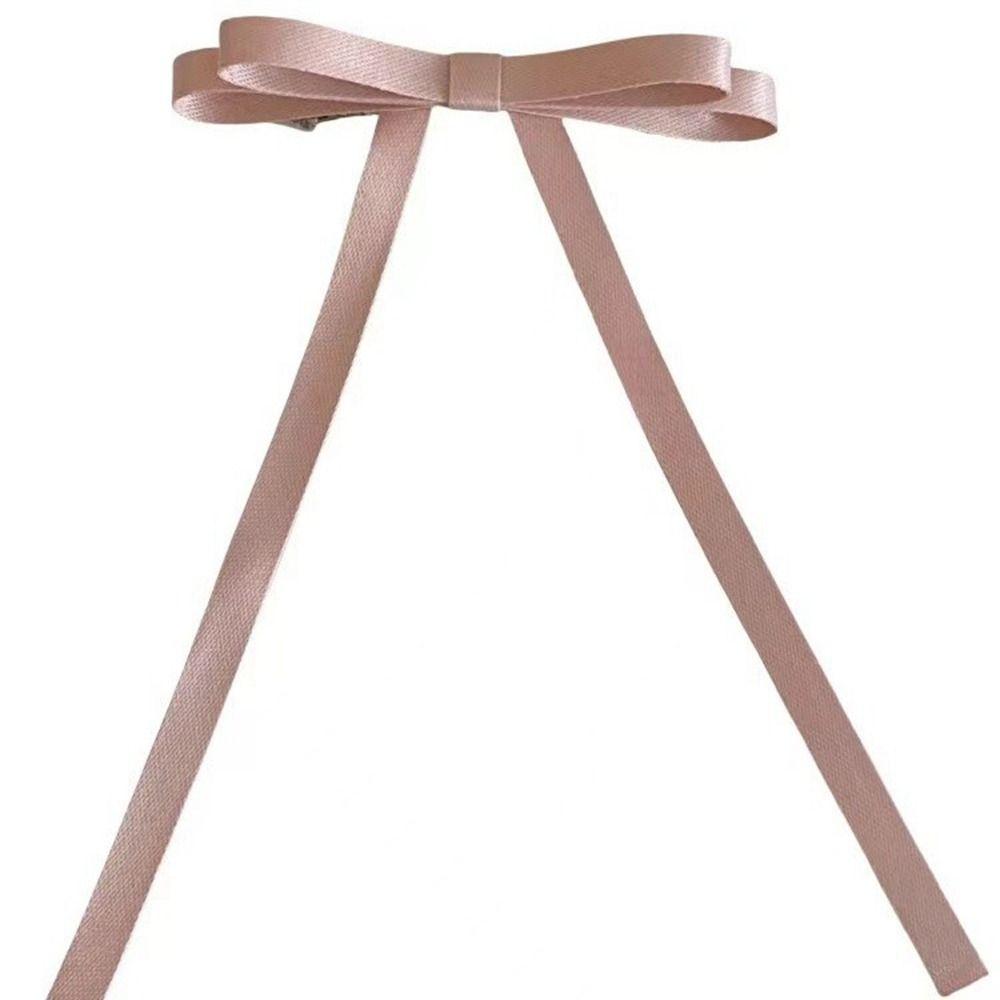 

Заколка для волос в стиле балета с бантом, лента Balletcore, заколка для волос с бантом, креативная девушка