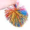 6cm/9cm Bouncy Stress Balls Monkey Stringy Balls Rainbow Fidget Sensory Ball Baby Stretchy Ball