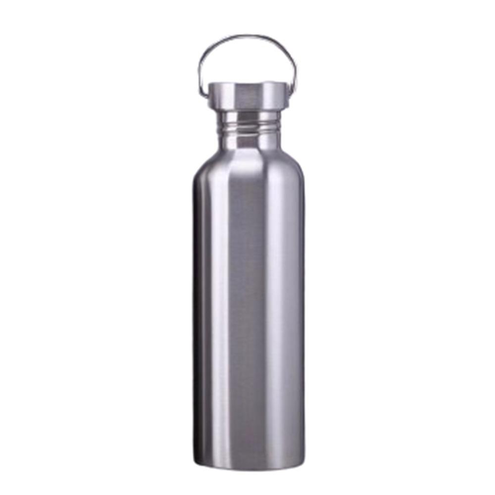 Single Walled Water Bottle with Handle Large Capacity Outdoor Travel Cup  Cycling