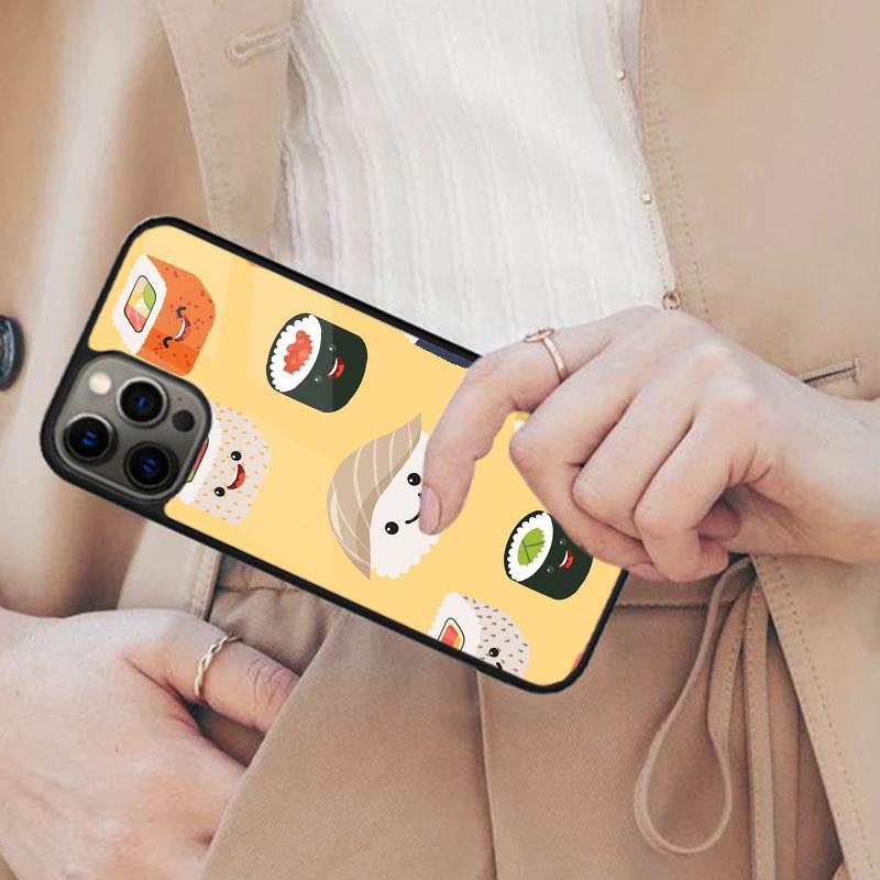 

Food coffee Sushi Magnetic Phone Case For APPLE iPhone 17 Air 16 14 13 12 Pro Max 15 Plus Wireless Charge With MagSafe Cover iPhone 13mini