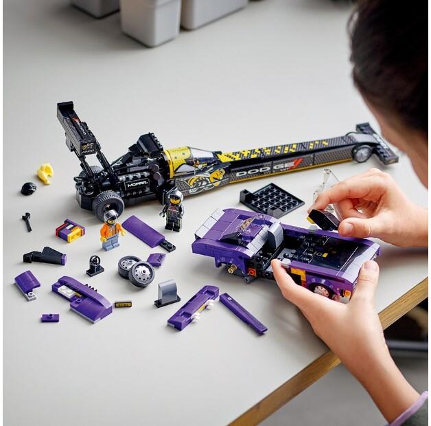 LEGO Speed Champions 76904 Mopar Dodge//SRT Top Fuel Dragster и 1970 Dodge Challenger T/A