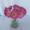 Pu Gerbera Daisy Artificial Flower For Wedding Decor Home Styling Soft Rubber Material