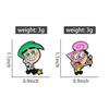 Anime Characters Enamel Pins Custom Boy And Girl Brooches Lapel Badges Cartoon Jewelry Gift for Kids Friends