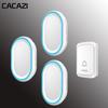 Smart Wireless Home Doorbell, Waterproof, Long-Range, 58 Melodies, Memory Function, One-to-Three Setup