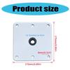 X5XF Marine Grade Aluminum Alloy Boat Seating Base Suitable for Fishing Boats Canoes Various Watercrafts Enhanced Comfortable