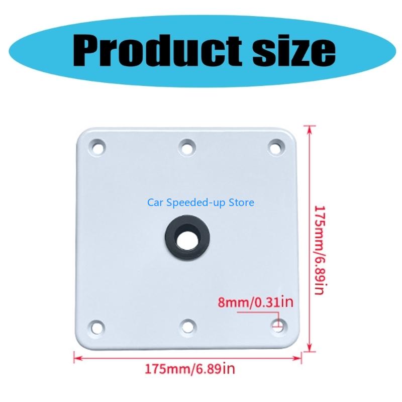 X5XF Marine Grade Aluminum Alloy Boat Seating Base Suitable for Fishing Boats Canoes Various Watercrafts Enhanced Comfortable