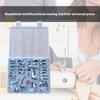 32pcs Comprehensive Sewing Presser Foot Set for Home Machines Sewing Tool Collection Embroidery and Quilting Accessories