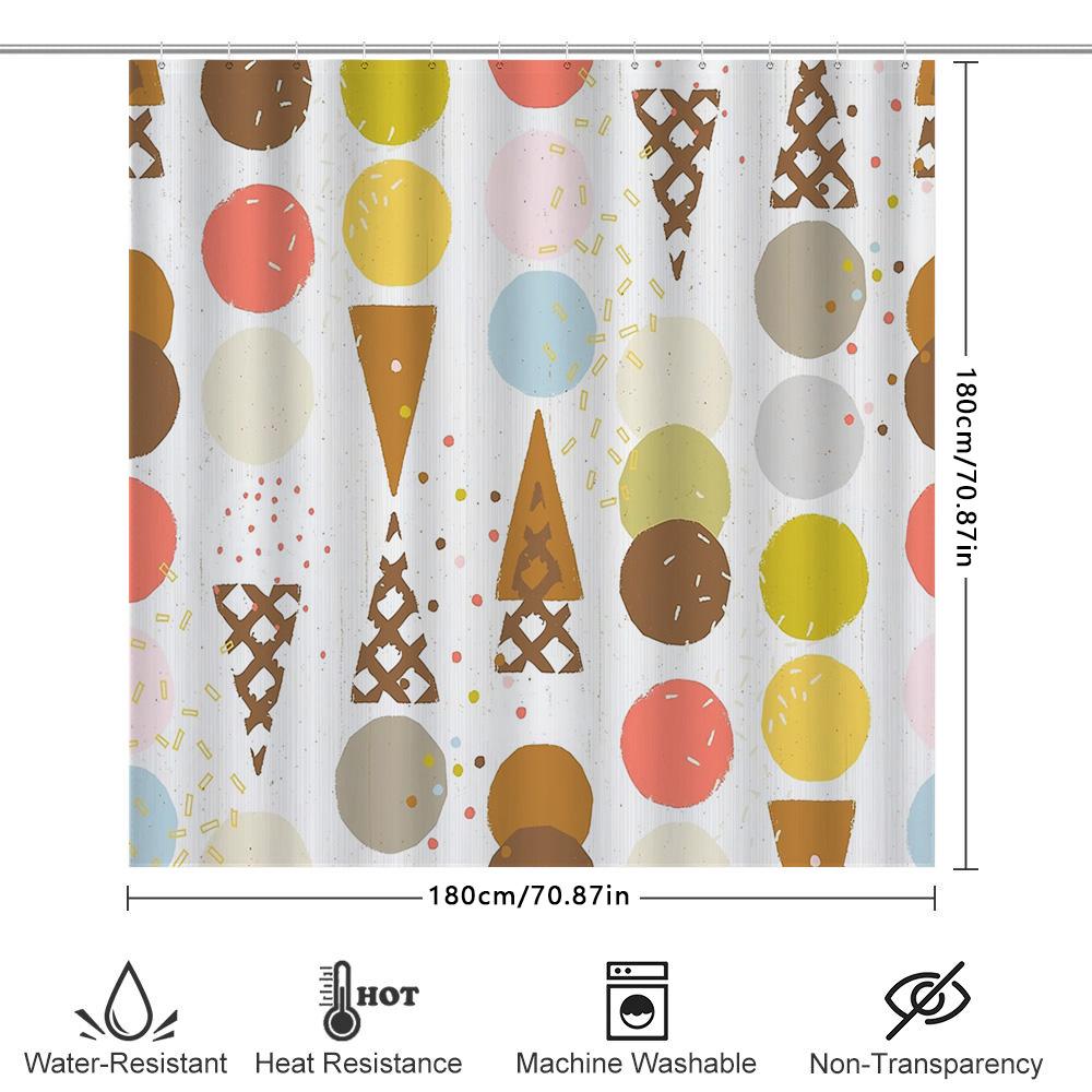 Bathroom Shower Curtain Floral Vintage Waterproof Farmhouse Decor Rustic Washable Liner