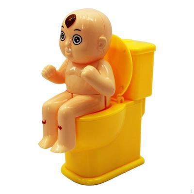 Funny Spoof Toy- Gift Peeing Boy Squirter Toy-Children Tricky Water Sitting Toilet