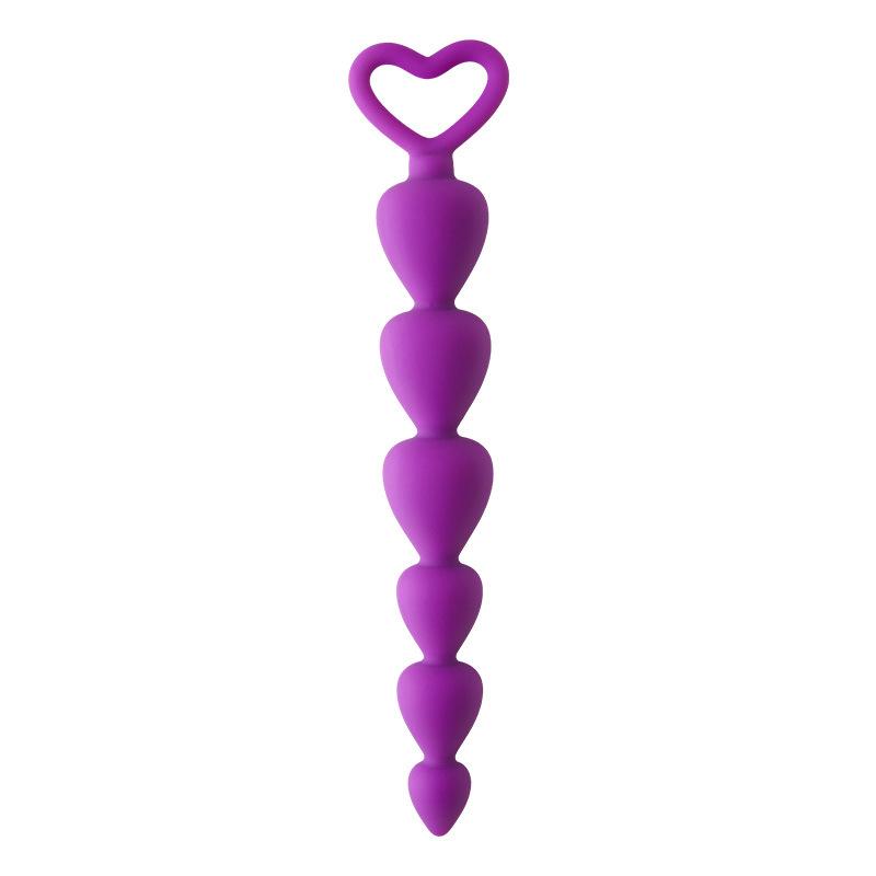 Sexuality Products Small Anal Plugs Anal Tools Silicone Beads String Beads Six Round Beads In Stock