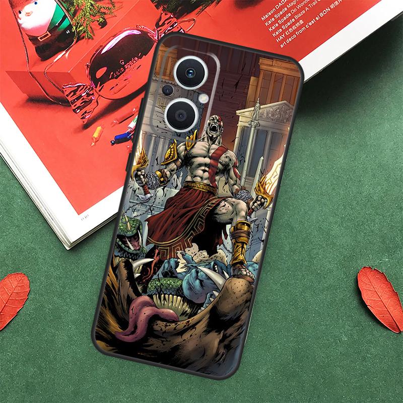 

God Of War Case For OPPO Reno 13F 14F 12F 11F 12 11 10 14 Pro 8T 8 Lite OPPO Find X9 X8 X6 X5 Pro Cover OPPO Find X9 Pro