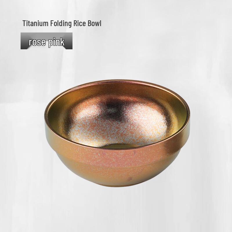 ZISIZ New Chinese Style Portable Folding Titanium Bowl