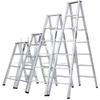 Heavy-Duty Carbon Steel Multi-Functional Folding A-Frame Ladder, 4-5 Steps, Indoor Use