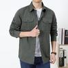Men'S Spring And Autumn Shirts, Men'S Long-Sleeve Cotton Work Shirts, Men'S Loose Casual Spring Jackets, Men'S Tops