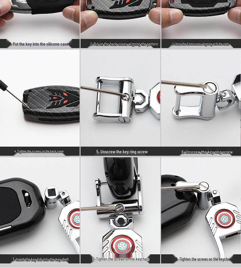 Fashionable MG Key Cover: Stylish Remote Control Shell with Buckle for Personalized Car Key Decoration