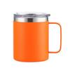 Powder Coated Car Mug with Handle and Lid