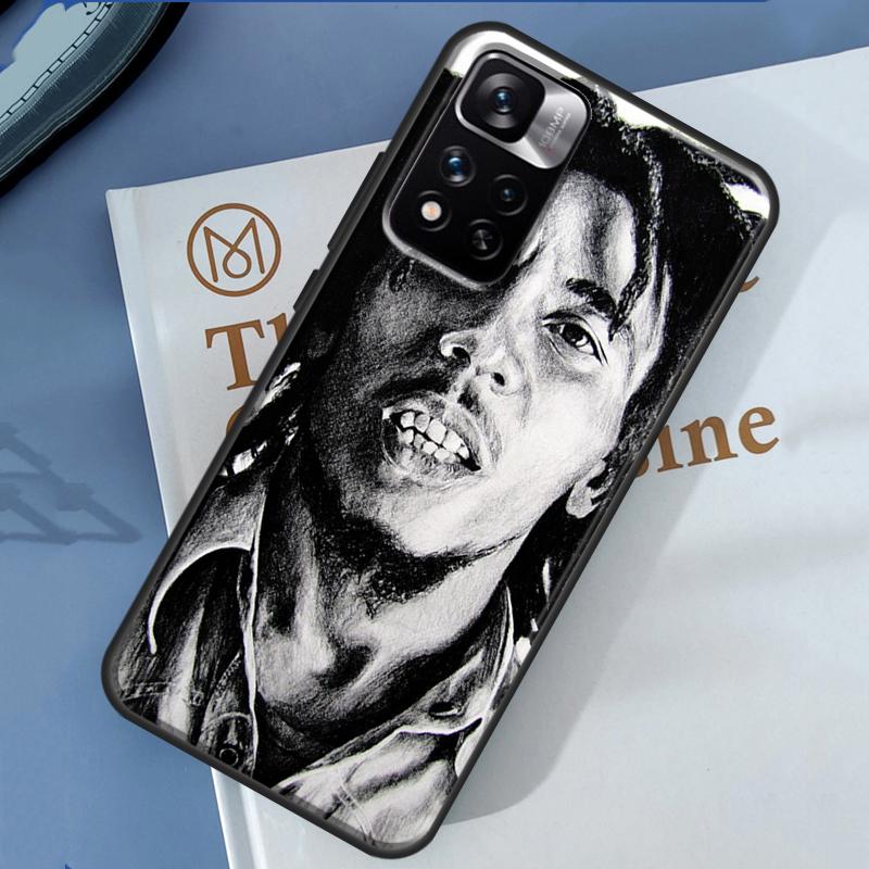 Bob Marley Sänger Hülle Für Xiaomi Redmi Note 14 13 Pro 12 11 9 10 9S 10S 11S 12S Redmi 13C 10C 12C 14C Abdeckung