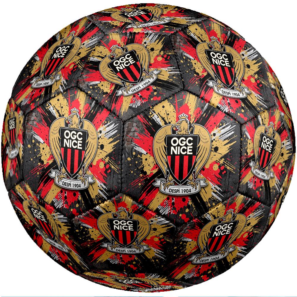 OGC Nice FC Size 5 Standard Football Durable Training Match Soccer Ball for Adult Outdoor Sports