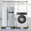 Rubber Wheel 60cm-80cm Mobile Fridge Stand Base,Washing Machine Stand with Wheels, Adjustable Furniture Dolly for Washer