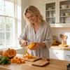 2Pcs Multifunctional Vegetable Ergonomic Peeler Peeler Stainless Wooden Handle Steel Blade Kitchen