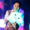 Twinkle Star Pillow Stuffed Star LED Light Up Cushion Glowing Star Throw Pillow Night Light Kids Sensory Plush Toy for Children