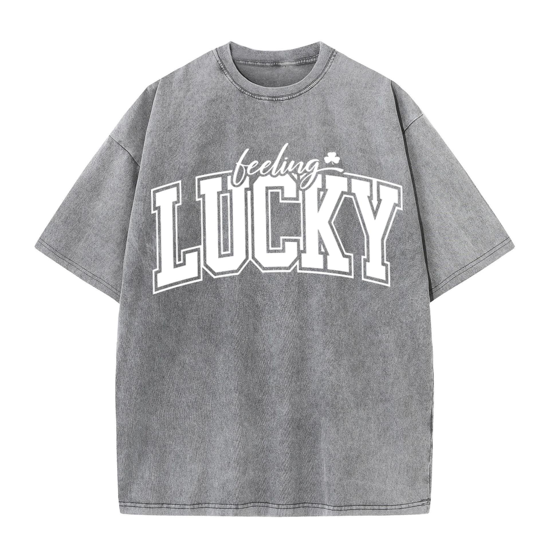 Cotton Washed T-Shirts Fashion All-Math Loose O-Neck Short Sleeve Simple Letters Prints Tops Summer Street Female Clothes S разноцветный
