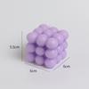 Rubik's Cube Aromatherapy Candle Mould Magic Cube Mousse Cake Mold 3D Cube Baking Mousse Silicone Cake Mold Candle Making