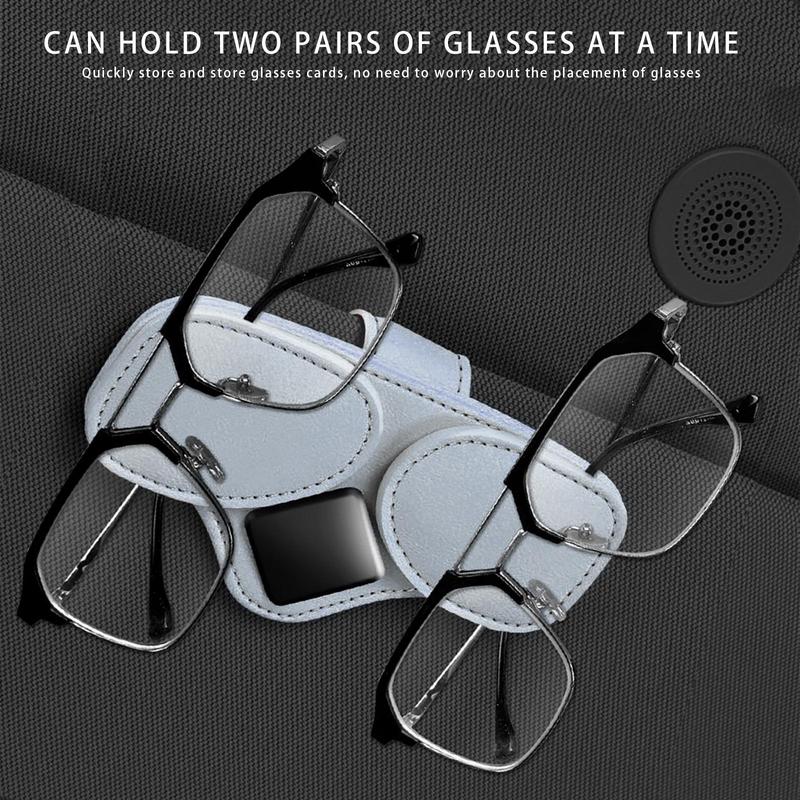 Sunglasses Clip For Car Visor Automotive Magnetic Tickets Glasses Hanger Car Interior Storage Hanger For Traveling Daily Commute
