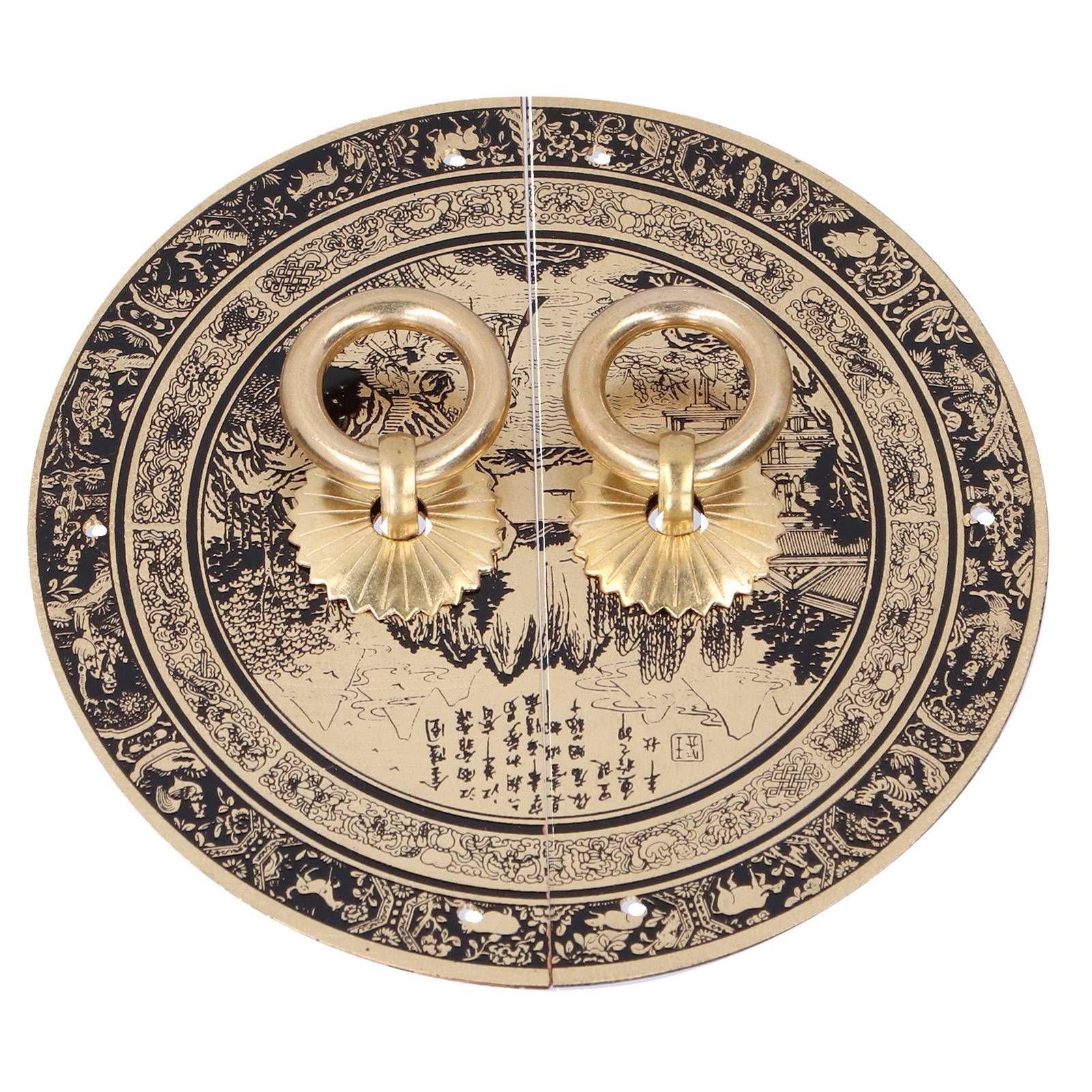 

11cm Originality Pattern Drawer Handle Chinese Antique Furniture Brass Handle for Home