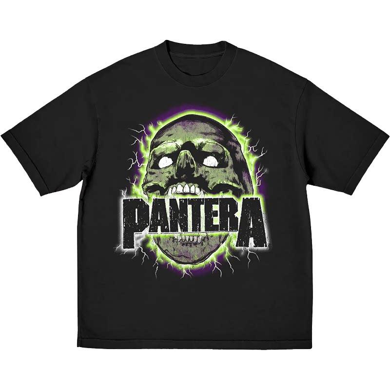 Pantera Pandora Dark Rock Punk Casual TShirt for Men and Women Luxury Brand Top  2026 New Band