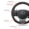 38CM Anti Slip Car Steering Wheel Cover Carbon Fibre Texture For Lexus F-SPORT ES RX NX LS UX LM LX GX LC RZ IS CT GS RC HS SC