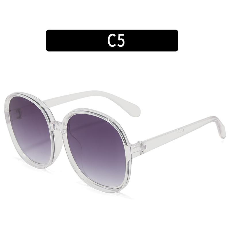 Exaggeration oversize Round Sunglasses Women Brand Designer Vintage Sun Glasses Ladies Korean Style Shades Eyewear