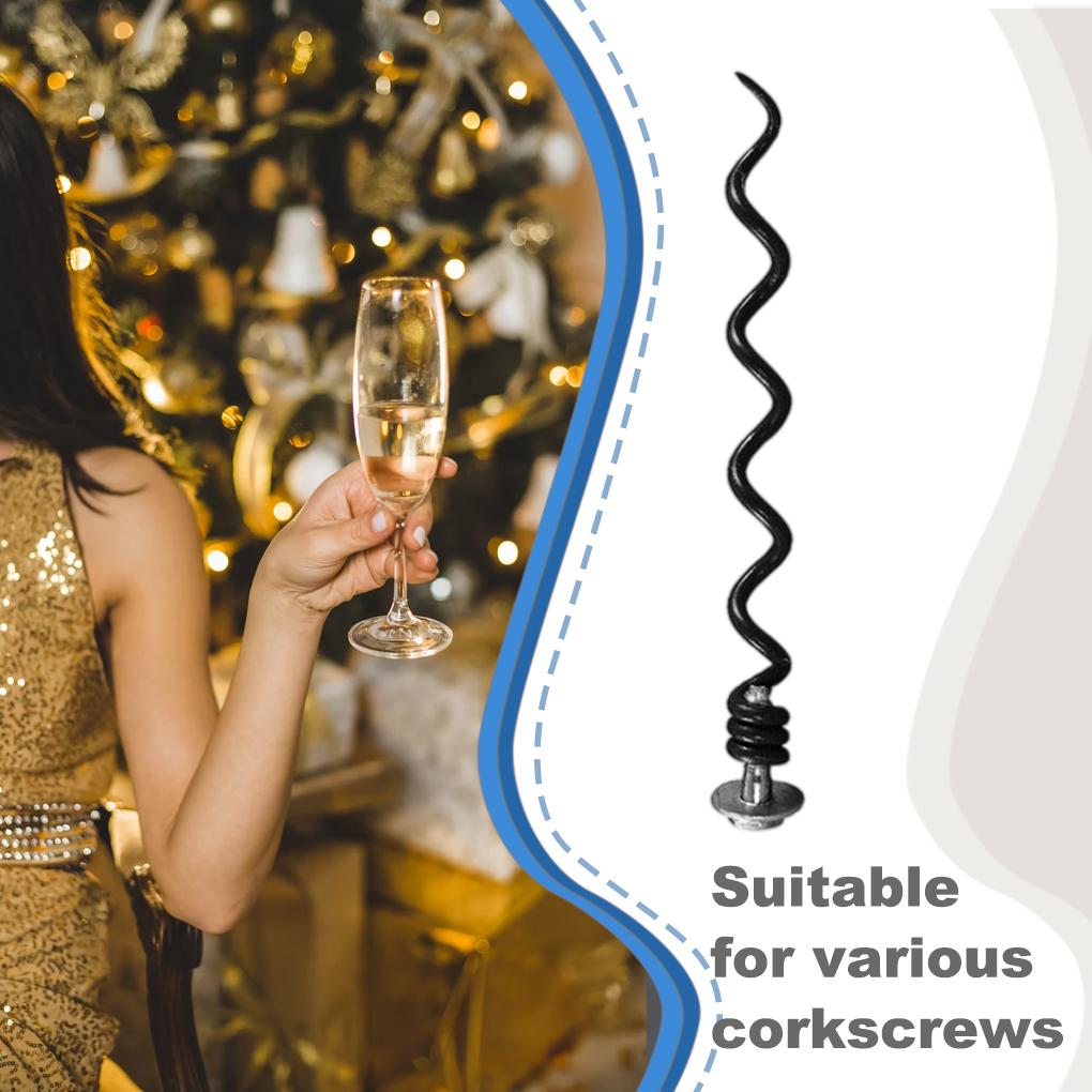 Edelstahl Nadel Ersatz Korkenzieher Spirale Wurm Lager Langlebiges Utensil Gadget Barwerkzeug Öffner Zubehör Lieferung
