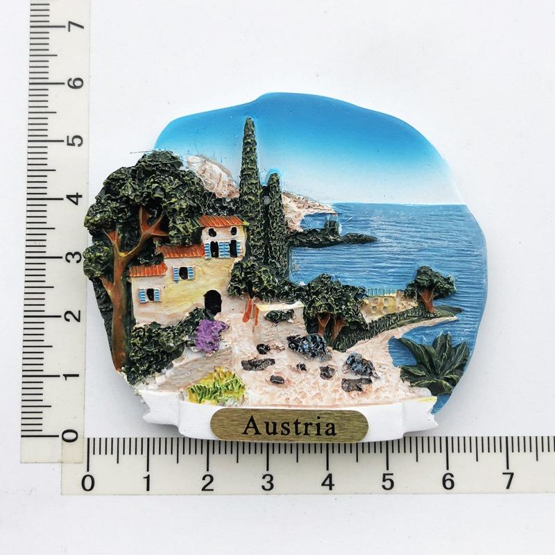 

Austria Fridge Stickers Alps Jungfrau Travelling Souvenirs Fridge Magnets Home Decoration Photo Wall Magnetic Stickers Gifts