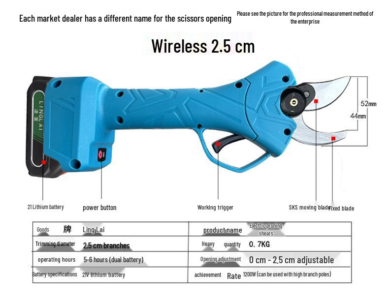 Telescopic Electric Brushless High Branch Pruner Saw for Horticulture and Fruit Trees