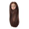 Curly Hair 1/6 Doll Head With Make-up 30cm Dolls Head Children Gift Supermodel Doll Head  DIY Toys