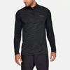 Under Armour Casual Sports Stand Collar Half Zip Long Sleeve T-Shirt Men Tops Black 1325632-001