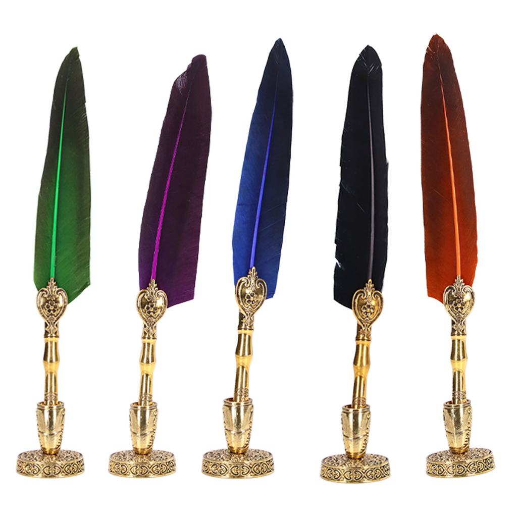 Stift Exquisit Vintage Elegant Edelstahl Sanft Schreiben Verschleißfest Kielstift