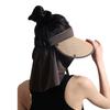 Sunscreen Hat Women's New Summer Widened Brim Empty Top Hat Outdoor Sports Wrap-around UV Protection Sun Hat