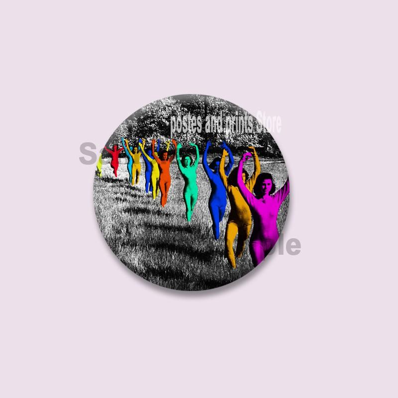 Creative Pop Albums Cover Lapel Pins Handmade Singer Round Brooch on Backpack Hat Jewelry Cosplay Badge Accessory Souvenir Gifts
