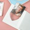 Portable Photo Album 3 Inch 40 Pockets Love Heart Card Book Photocard Album  Kpop Photocard