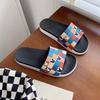 Fashion Bathroom Home Open Toe Indoor Women's Slippers and Ladies Sandals Anime 2024 Platform Slides Kawaii Cute House Cartoon Shoes W F